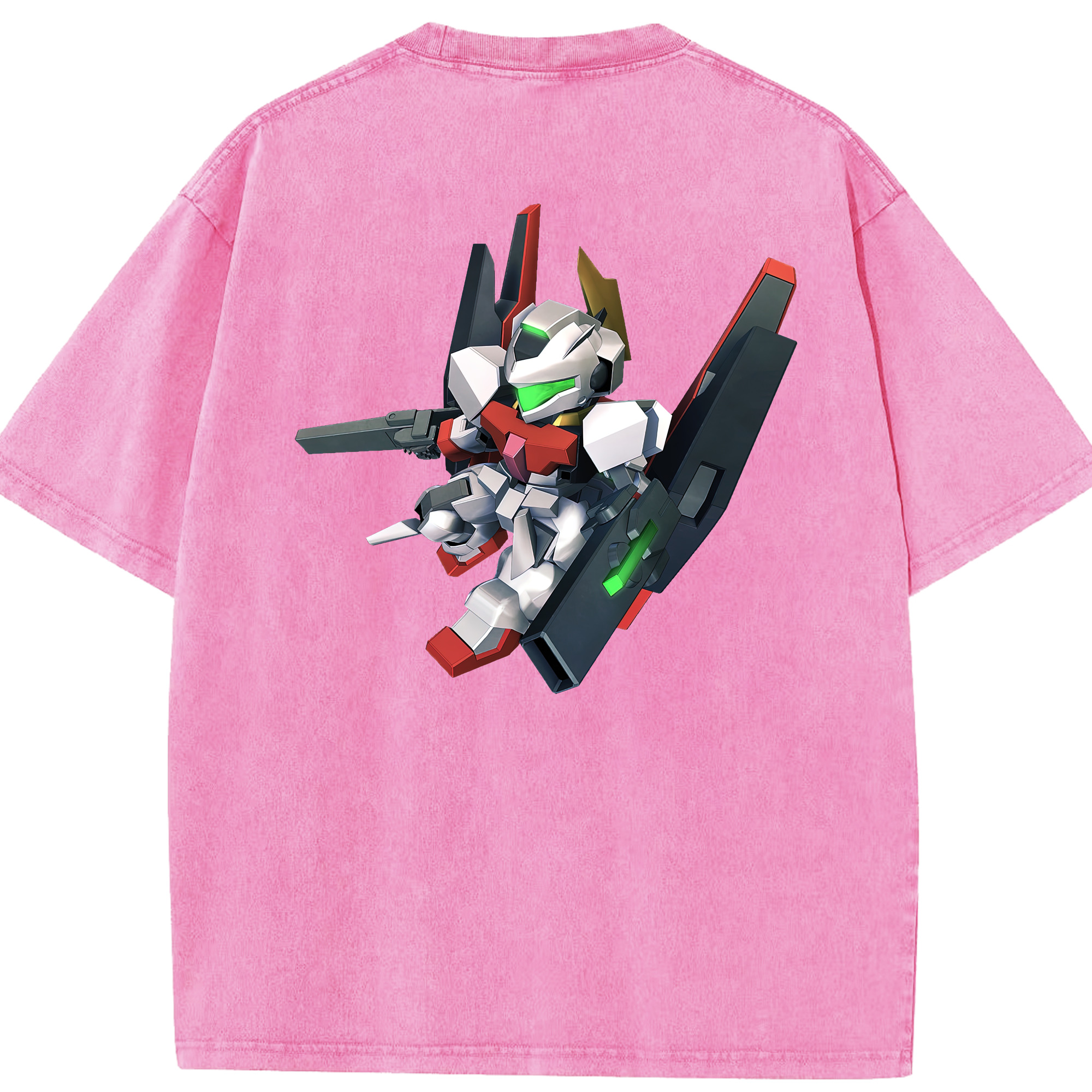 （画像用） 機動戦士ガンダム Mobile Suit Gundam 綿100% ヴィンテージ風 半袖Tシャツ（背面プリント）
